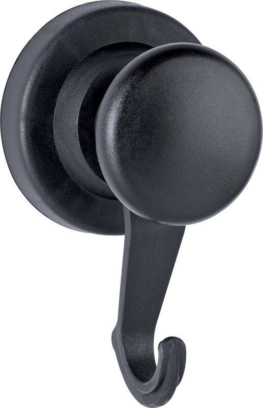 Crochet aimanté Maul Neodymium Carousel Hook Rond Noir 10 kg Capacité de charge 53 mm