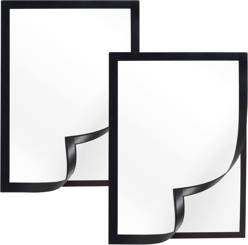 Cadre d’affichage Viking A4 Adhésif Noir Plastique 1292062 23,4 (L) x 0,6 (P) x 32,6 (H) cm 2 Unités