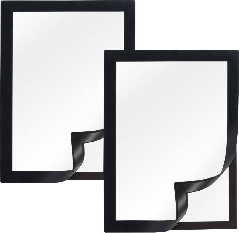 Cadre d’affichage Viking A5 Adhésif Noir Plastique 1292063 23,6 (L) x 0,4 (P) x 17,6 (H) cm 2 Unités