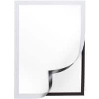 Cadre d’affichage Viking A4 Magnétique Argenté Plastique 1292070 24,5 (L) x 0,5 (P) x 32,5 (H) cm 5 Unités