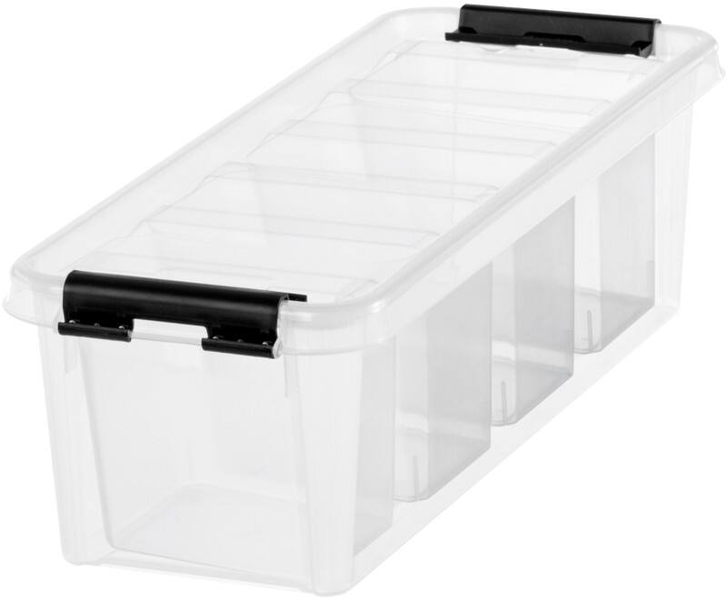 Boîte de rangement SmartStore Plastique Classic 3,5 L Avec couvercle Transparent 14 x 38 x 11 cm