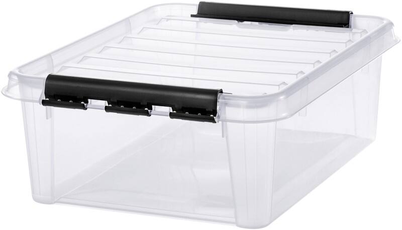 Boîte de rangement SmartStore Plastique Classic 21 L Avec couvercle Transparent 39 x 50 x 18 cm