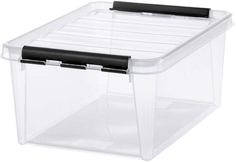 Boîte de rangement SmartStore Plastique Classic 14 L Avec couvercle Transparent 30 x 40 x 18 cm