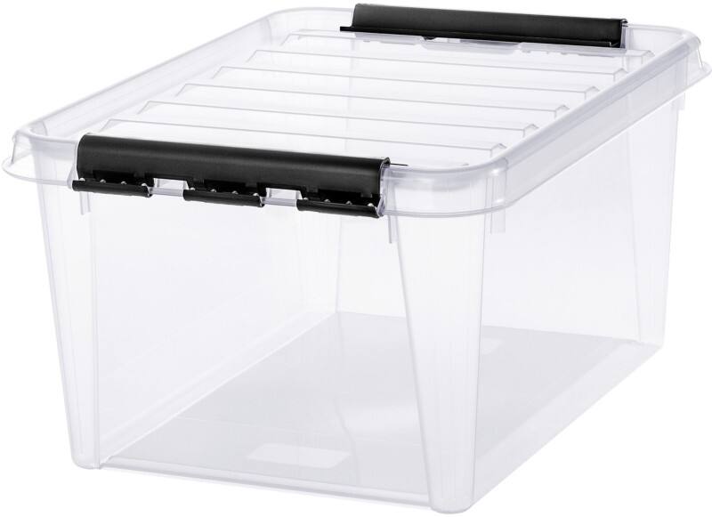 Boîte de rangement SmartStore Plastique Classic 32 L Avec couvercle Transparent 39 x 50 x 26 cm