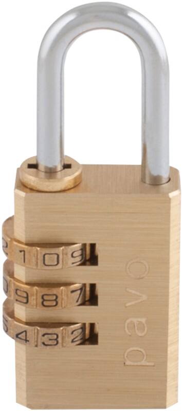 Cadenas Pavo Serrure à combinaison 8034840 Métal 28 mm