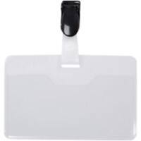 Badge nominatif Pavo Clip Transparent 60 x 90 mm 25 unités
