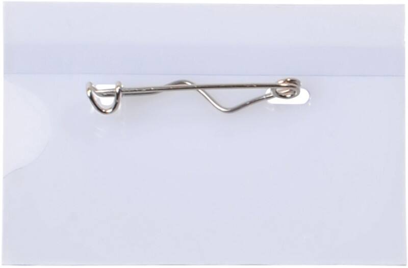 Badge nominatif Pavo Avec épingle 40 x 60 mm 50 unités