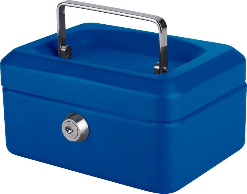 Caisse Pavo Serrure à clé 152 x 123 x 80 mm Bleu