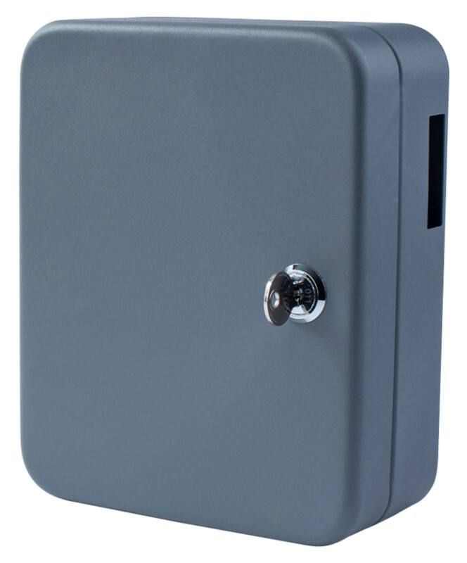 Armoire à clés Pavo 30 crochets Serrure à clé 8036653 Gris foncé