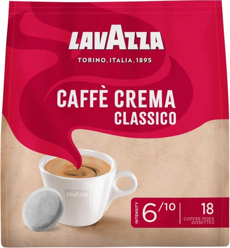 Dosettes de café Classico Lavazza Dosettes Intensité 6/10 18 Unités de 125 g