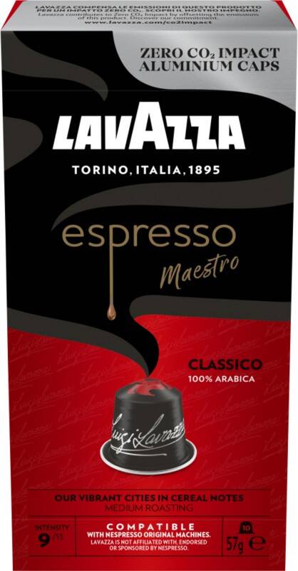 Capsules de café Lavazza Espresso Classico Nespresso Capsules Espresso 9/13 Fort Arabica 10 unités