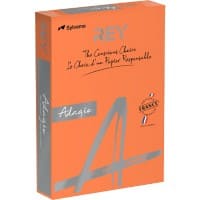 Papier couleur A4 Rey Adagio Orange 160 g/m² 250 feuilles