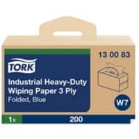 Essuie-tout Tork Heavy Duty  W7 Bleu 3 épaisseurs 0,404 m 130083 200 Feuilles