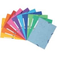 Farde à 3 rabats Exacompta 55500E A4 Carton Élastique 24 (L) x 32 (H) cm Assortiment 50 Unités
