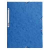 Fardes 3 rabats Exacompta 220006 A4 Bleu Carton 24 x 32 cm 25 Unités