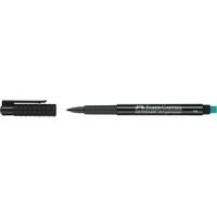 Marqueurs permanents OHP et CD Faber-Castell 151399 Fin Pointe Conical Noir 10 Unités