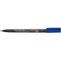 Marqueur OHP STAEDTLER Lumocolor Fin Pointe Ogive Bleu 10 Unités