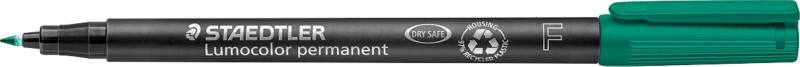 Marqueur OHP/DVD STAEDTLER 318 97% Recyclé Fin Ogive 0,6 mm Vert Rechargeable 10 Unités