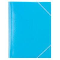 Fardes à 3 rabats Office Depot A4 Bleu Polypropylène 24,5 x 32 cm 5 unités