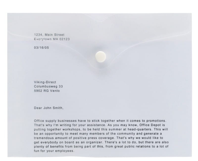 Pochette porte-documents Viking A5 Bouton-pression PP (Polypropylène) Paysage 18 (l) x 22 (H) cm Transparent 5 Unités