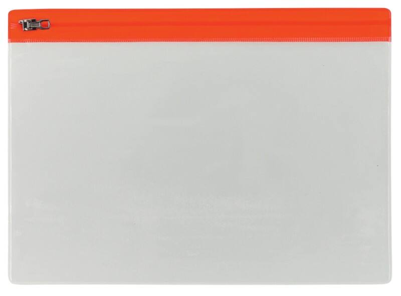 Pochette à fermeture éclair Viking A5 Zip PP (Polypropylène) Paysage 21 (l) x 24 (P) x 16,5 (H) cm Rouge 5 Unités