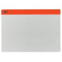 Pochette à fermeture éclair Office Depot A5 Zip PP (Polypropylène) Paysage 21 (l) x 24 (P) x 16,5 (H) cm Rouge 5 Unités