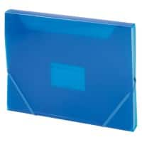 Farde extensible Viking 6 Pochettes A4 Plastique Vierge Bleu 1435811