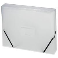Trieur extensible Office Depot 13 compartiments A4 Blanc transparent Polypropylène