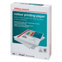 Papier imprimante Office Depot A4 120 g/m² Lisse Blanc 250 Feuilles