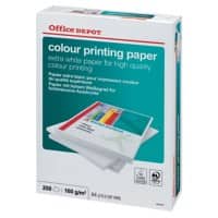 Papier imprimante Office Depot A4 160 g/m² Lisse Blanc 250 Feuilles
