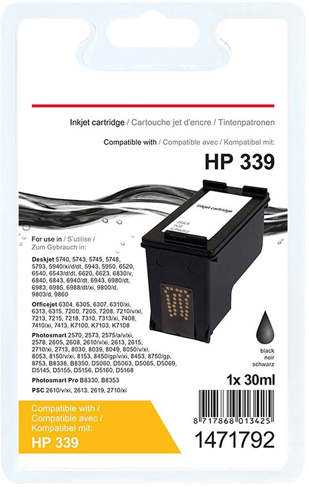 Cartouche jet d'encre Office Depot Compatible HP 339 Noir C8767EE