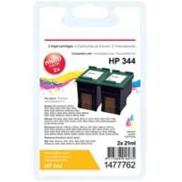 Cartouche jet d'encre Office Depot Compatible HP 344 3 Couleurs C9505EE 2 Unités