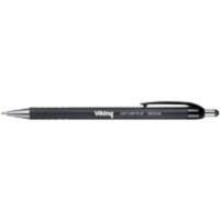 Stylo-bille Viking Soft Grip RT-M Rétractable Noir 0,5 mm Moyen Ogive