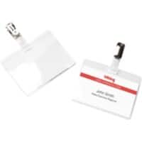 Badges Porte-Nom standard avec Clip Office Depot en Paysage 90 x 60mm 25 Unités
