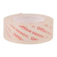 Ruban adhésif Office Depot Noyau petit Polypropylène 19 mm x 33 m Crystal Clear