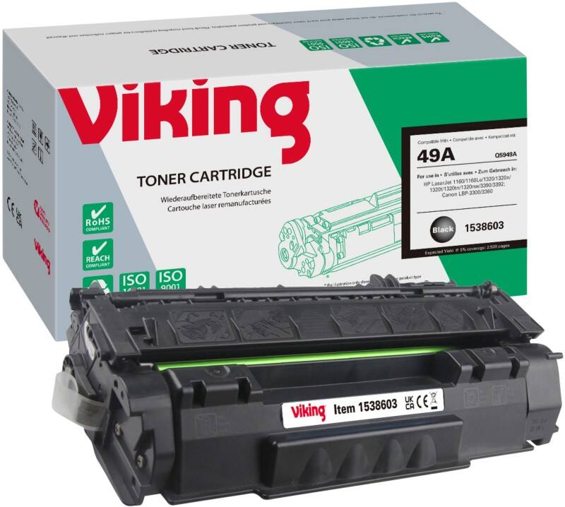 Toner Viking 49A compatible HP Q5949A Noir