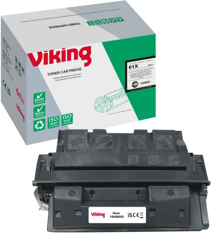 Toner Viking 61X compatible HP C8061X Noir