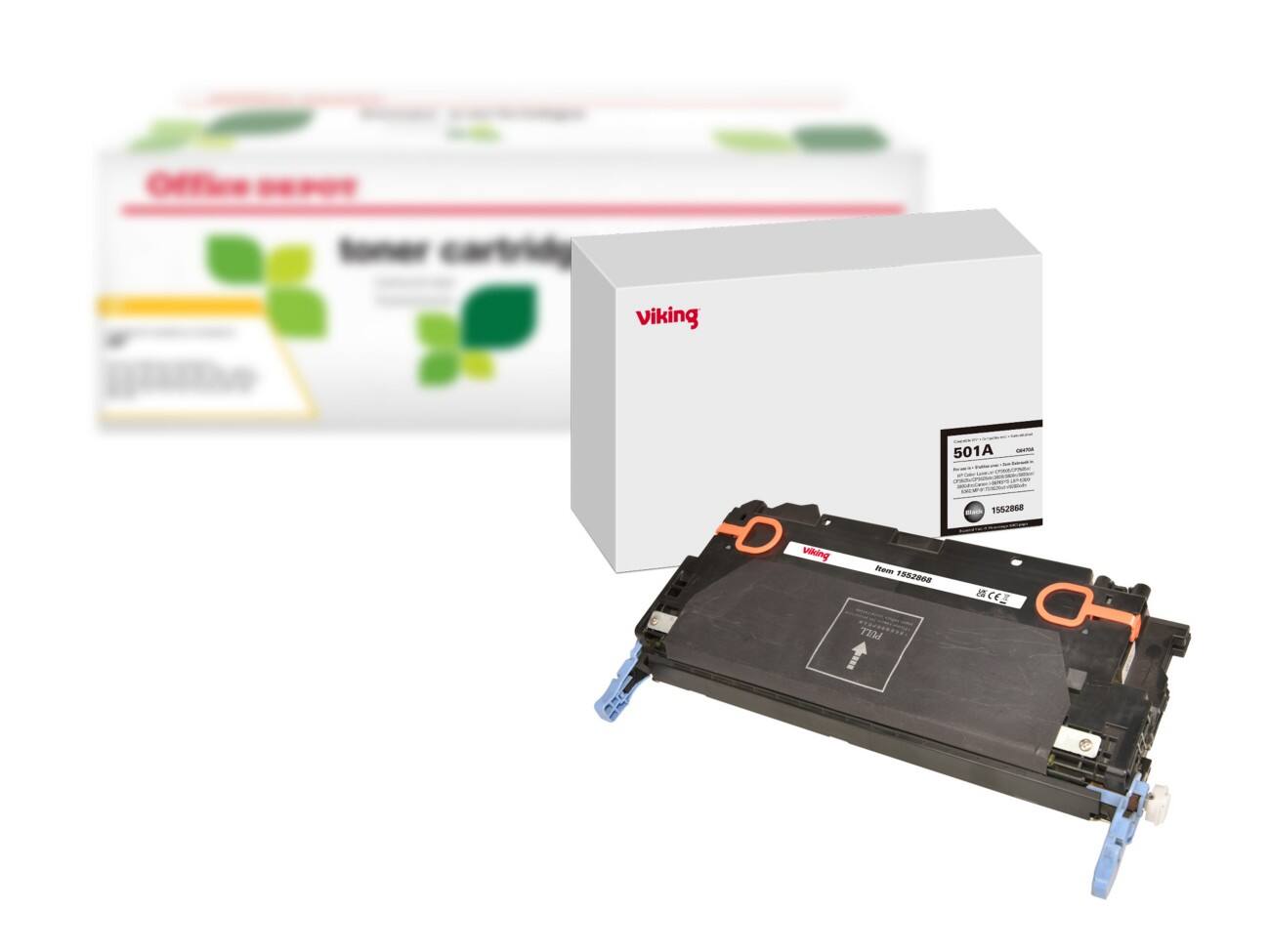 Toner Office Depot HP 501A Noir Q6470A
