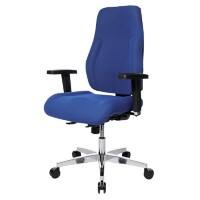 Siège de bureau Realspace Signum Mécanisme synchrone Dossier haut avec accoudoirs réglables Bleu