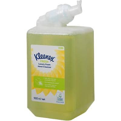 Recharge de savon mousse Kleenex Botanics Fresh Luxury 6386 Extraits d'aloe vera et concombre 6 x 1 L