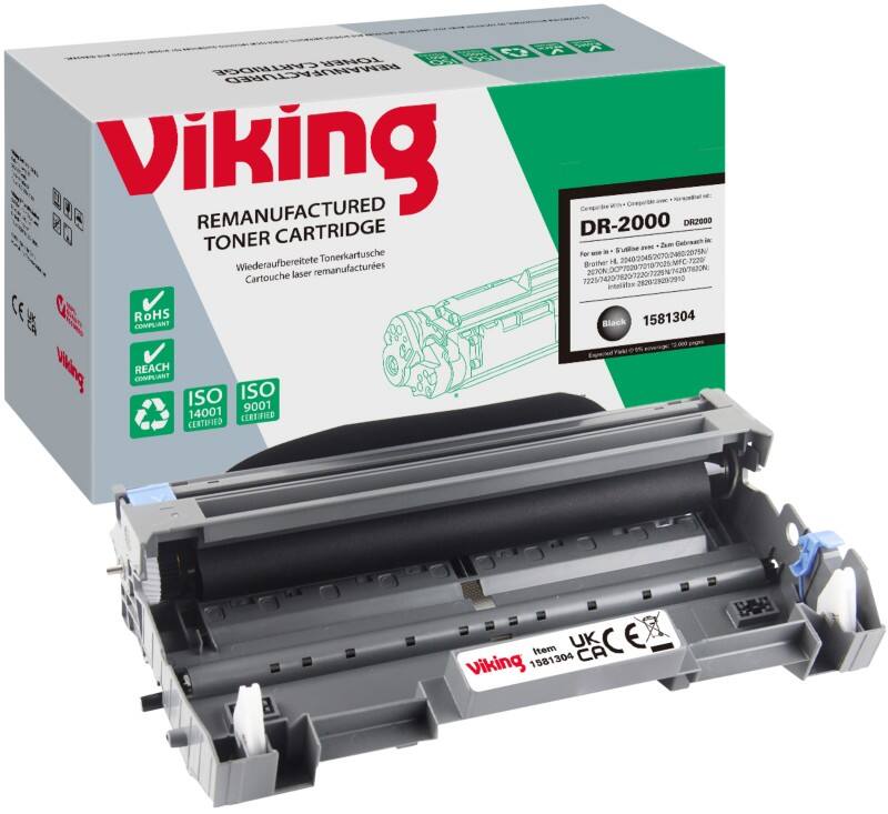 Tambour Viking compatible Brother DR2000 Noir