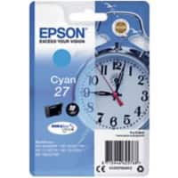 Cartouche jet d'encre Epson D'origine 27 Cyan C13T27024012