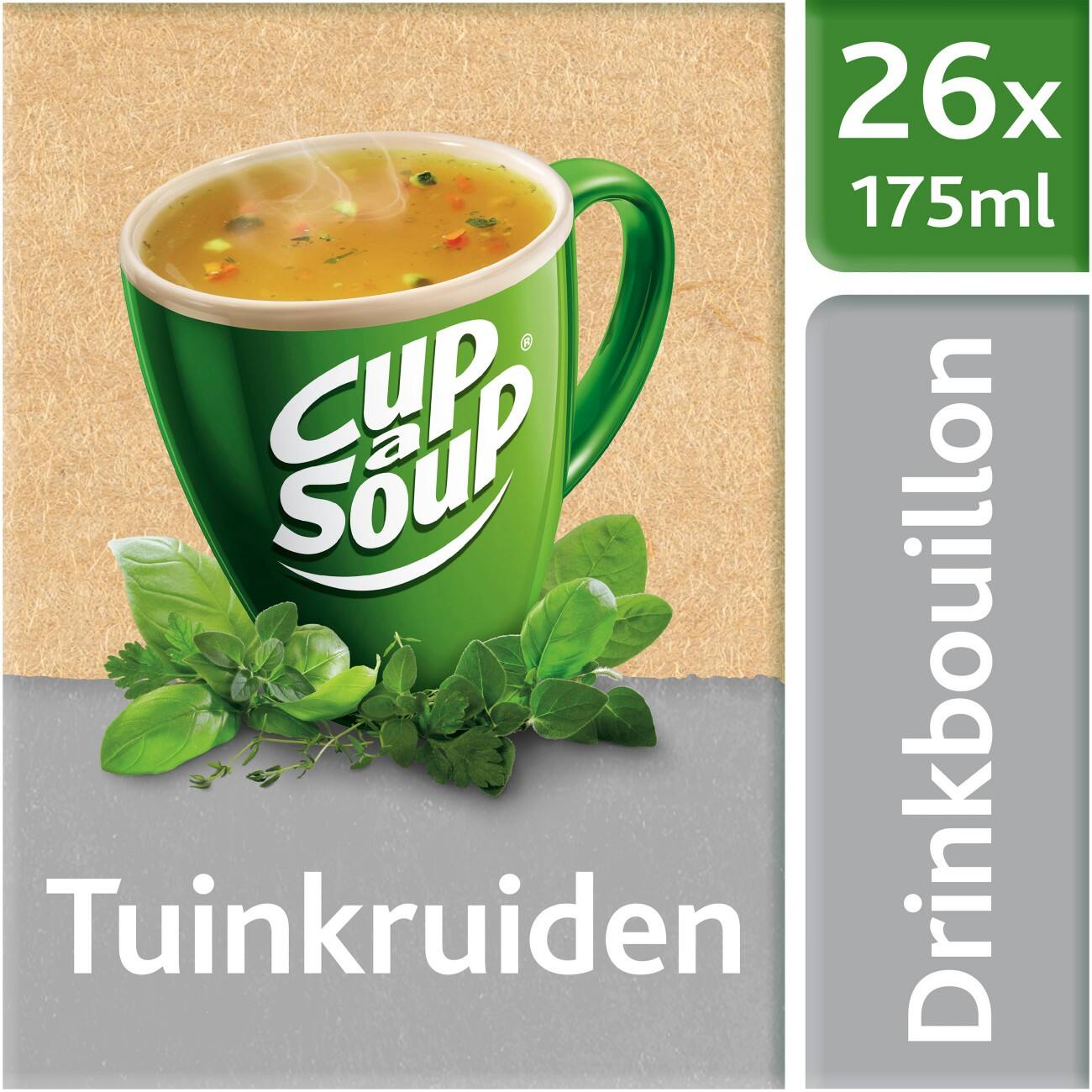 Soupe instantanée Cup-a-Soup Bouillon aux herbes 26 Unités de 175 ml