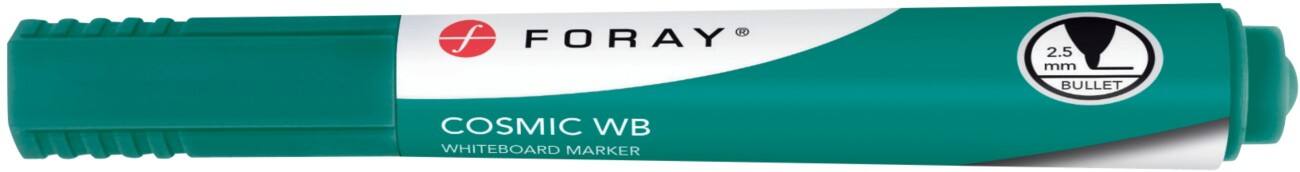 Marqueur pour tableau blanc Foray Cosmic WB Moyenne Pointe Ogive Vert