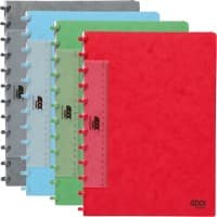 Cahier ADOC Lin-Ex A4 Reliure à spirale Assortiment Couverture en carton Quadrillé 5 mm 72 feuilles