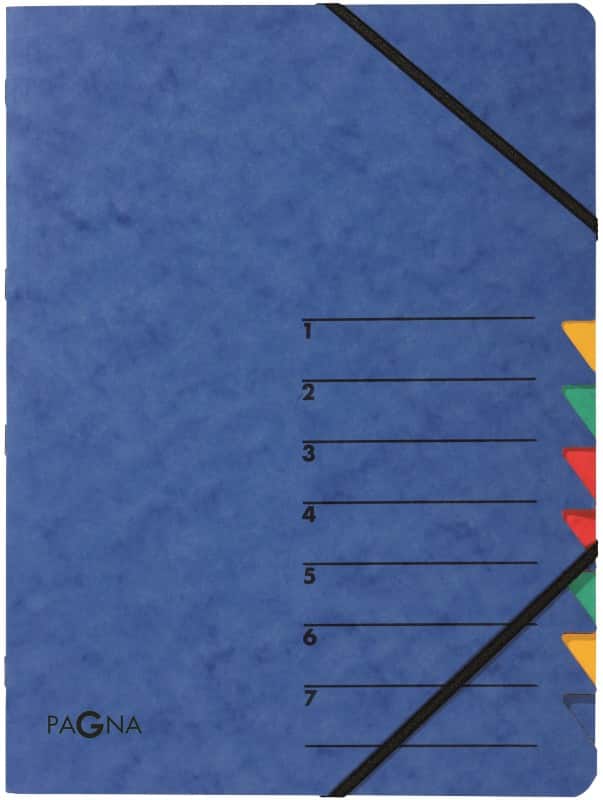 Trieur PAGNA 24061-02 Carton A4 Bleu