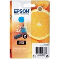 Cartouche jet d'encre Epson 33XL D'origine C13T33624012 Cyan