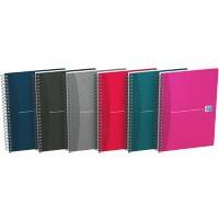 Cahier à spirales OXFORD Office Essentials A5 Assortiment Couverture en carton couché Ligné 90 feuilles