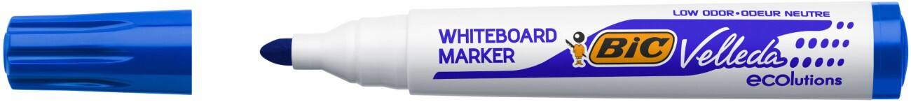 Marqueur tableau blanc BIC Velleda Moyenne Pointe Ronde Bleu 15 Unités