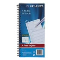 Carnet "À faire ce jour" Djois Atlanta Bleu non 14 x 29,7 cm 70 g/m²